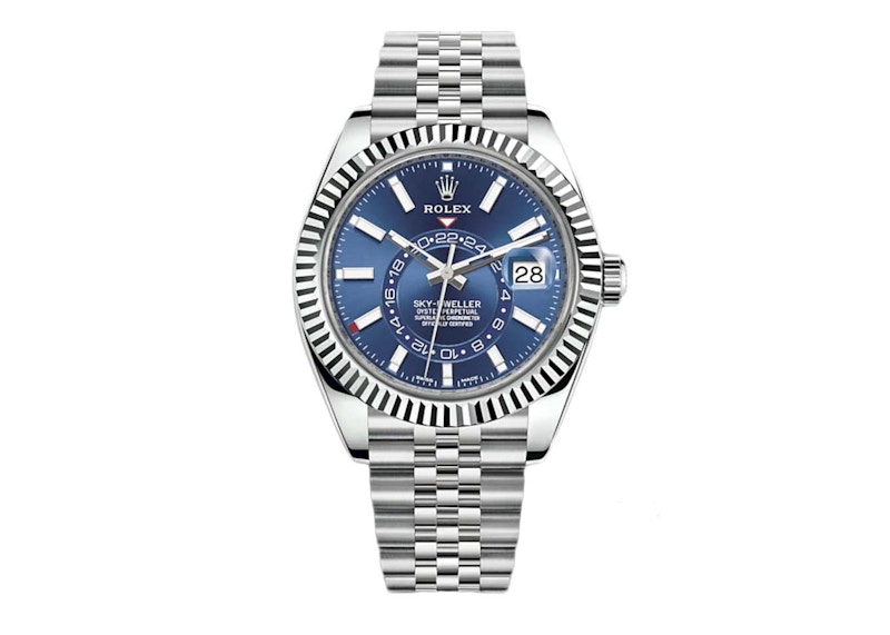 Rolex sky dweller blue cheap price