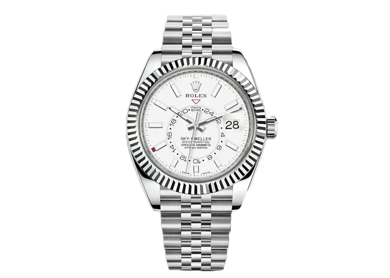 Rolex Sky Dweller 326934 42mm in White Gold Steel US