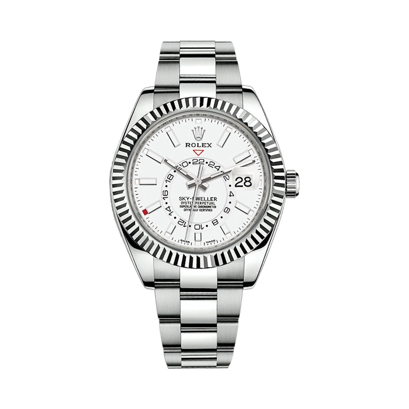 Rolex sky dweller best sale stainless steel for sale