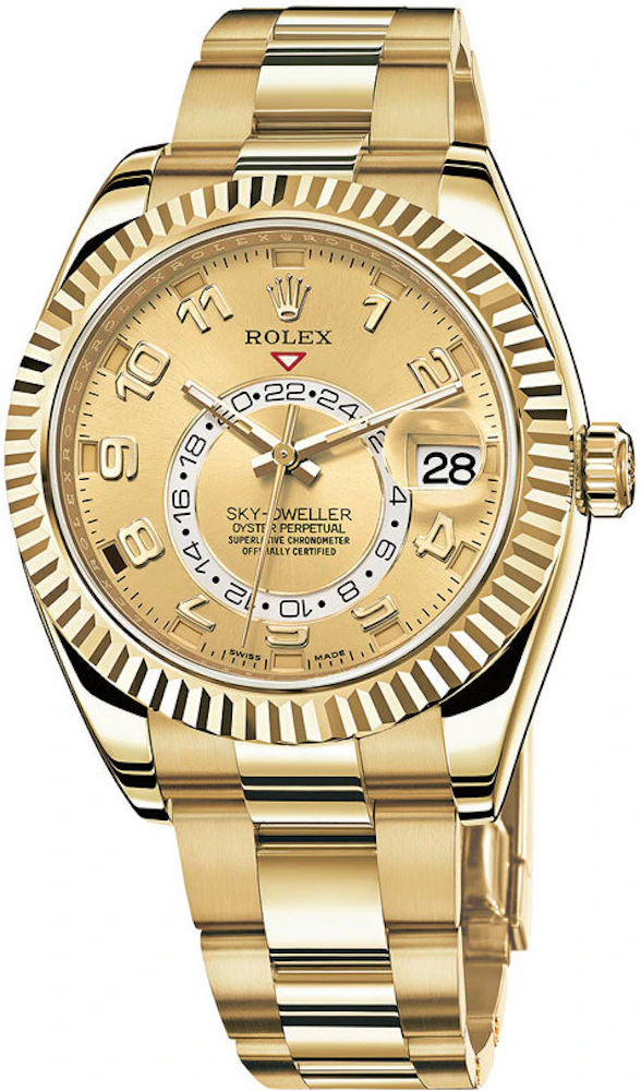 Rolex Sky-Dweller 326938 42mm in Yellow Gold - US