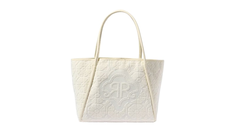Roller Rabbit x Target Daisy Floral Large Terry Beach Tote Bag Cream