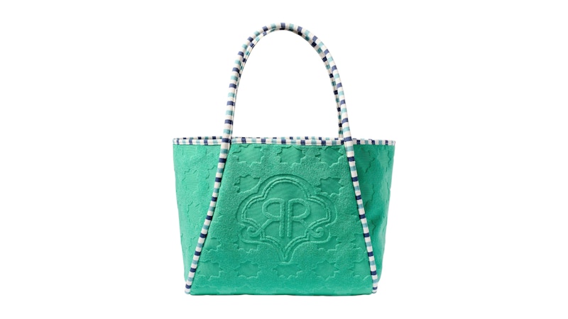 Roller Rabbit x Target Star Geo Large Terry Beach Tote Bag Green
