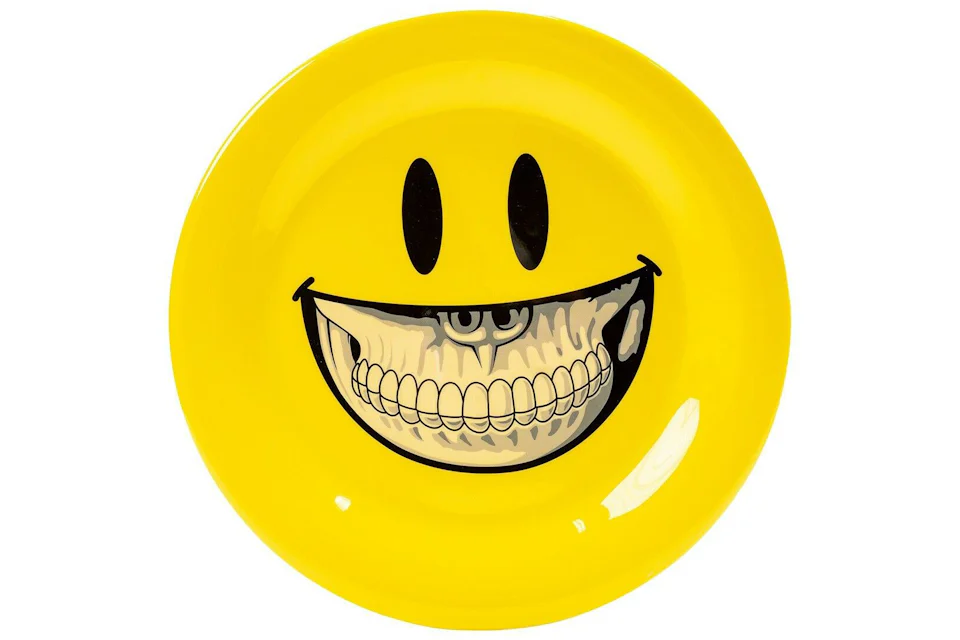 Ron English Grin 27 CM Plate Yellow