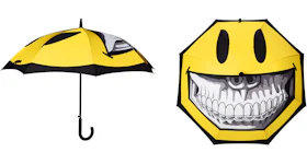Ron English Grin Umbrella Yellow