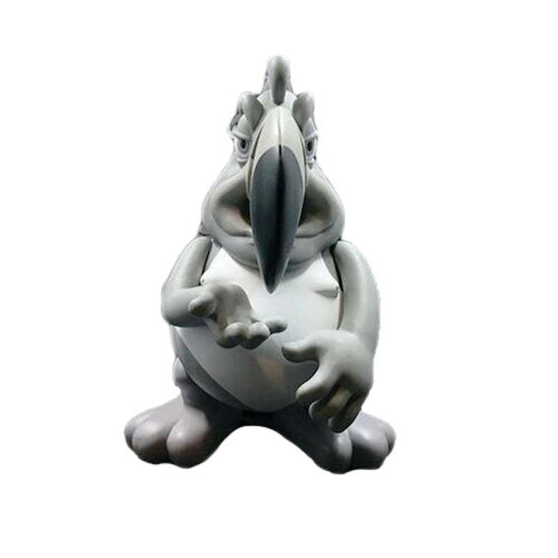 Ron English Popaganda Cereal Killers Two Ton Sam Froot Looped Figure (8 Inch) Monotone Edition