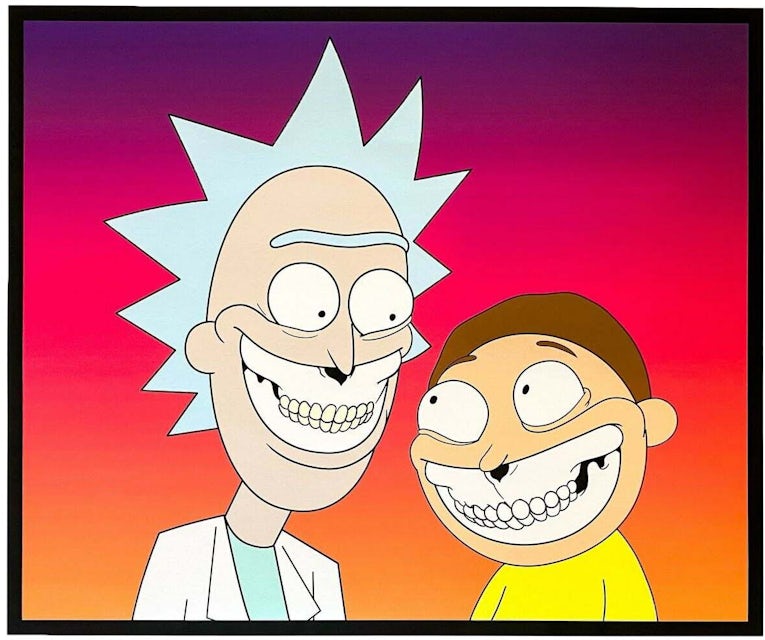 Rick and morty Louis Vuitton wallpaper