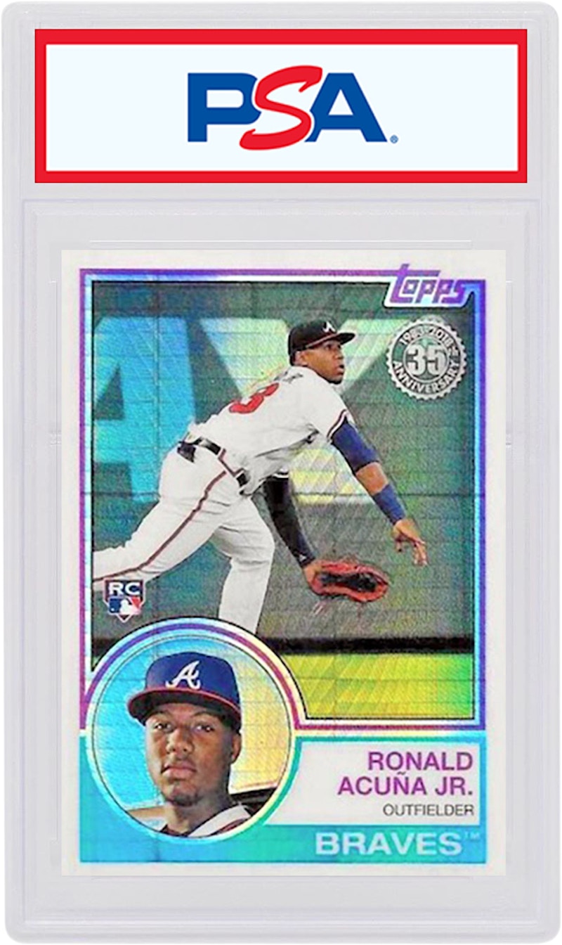 Ronald Acuna Jr. 2018 Topps Silver Pack Rookie #101 (PSA or BGS Graded)