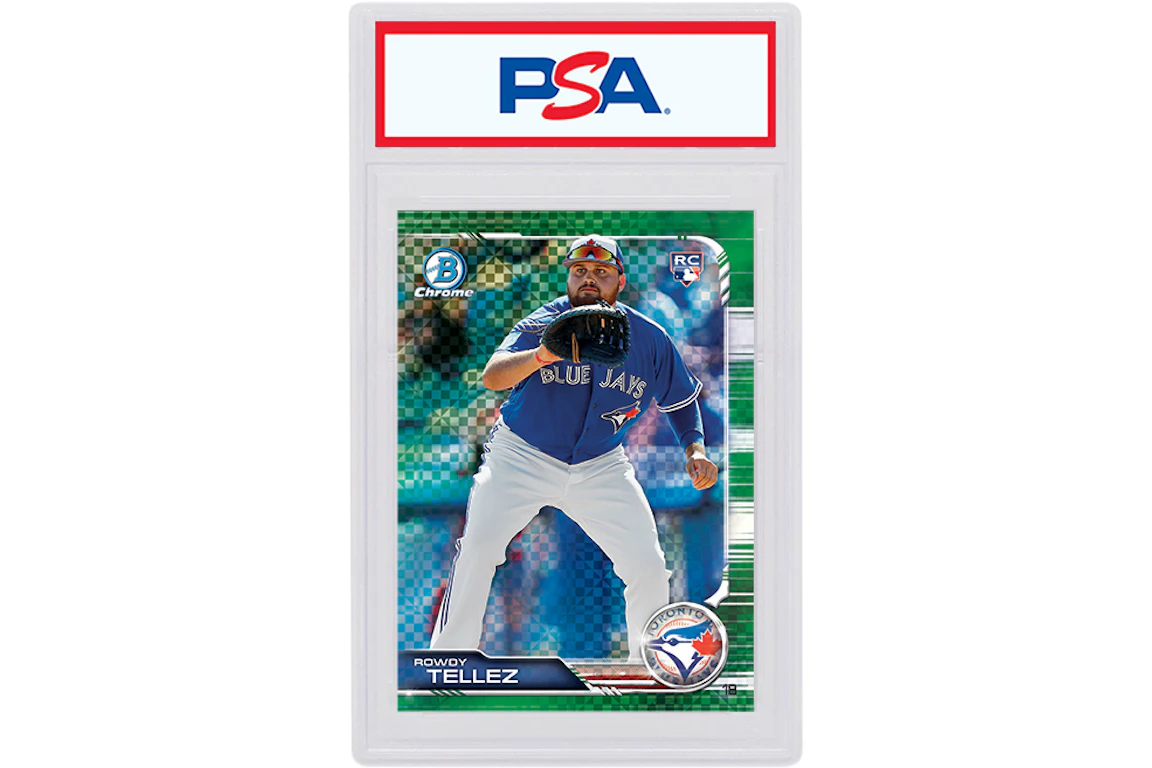 Rowdy Tellez 2019 Bowman Chrome X Rookie Green X-Fractor /31 #28