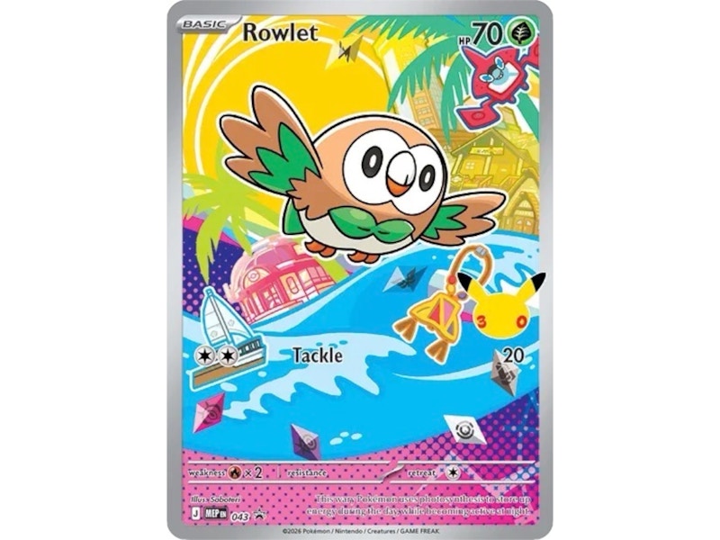 Rowlet 2026 Pokémon Mega Evolution First Partners Promo 43 Non classificato