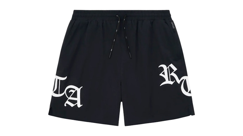 RtA Mark Swim Trunk Black Old English Rta