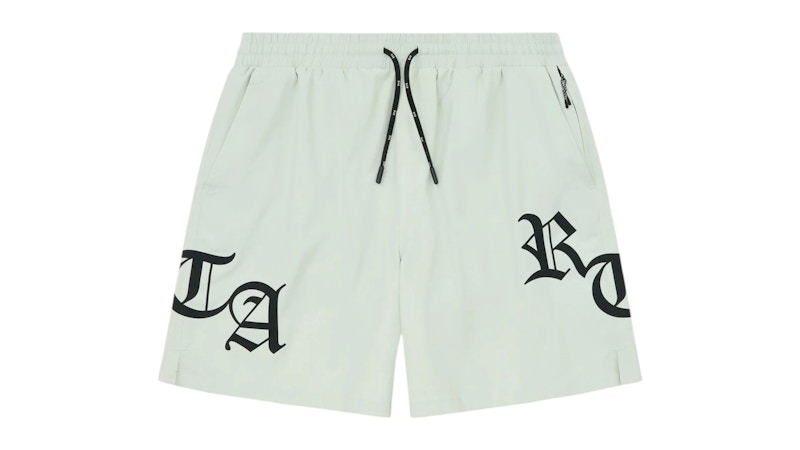RtA Mark Swim Trunk Light Teal Old English Rta