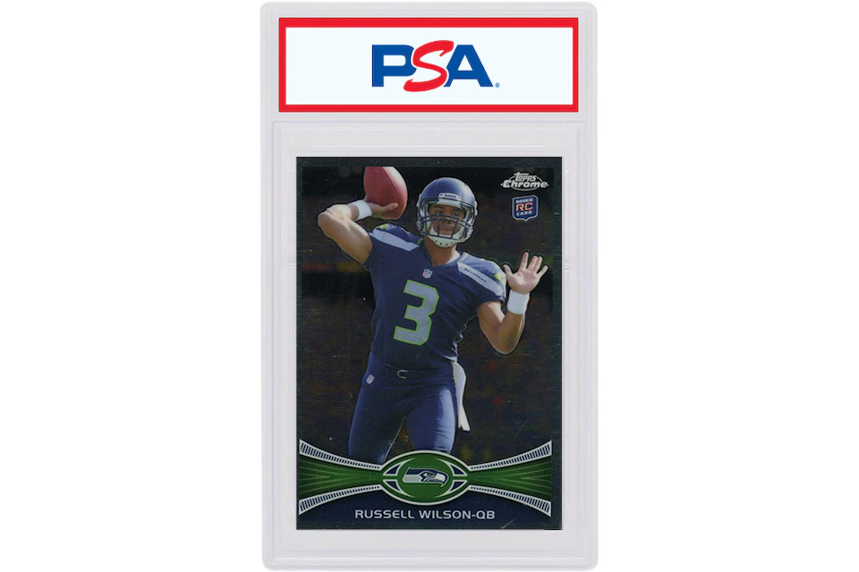 Russell Wilson 2012 Topps Chrome Rookie Stands in Background #40