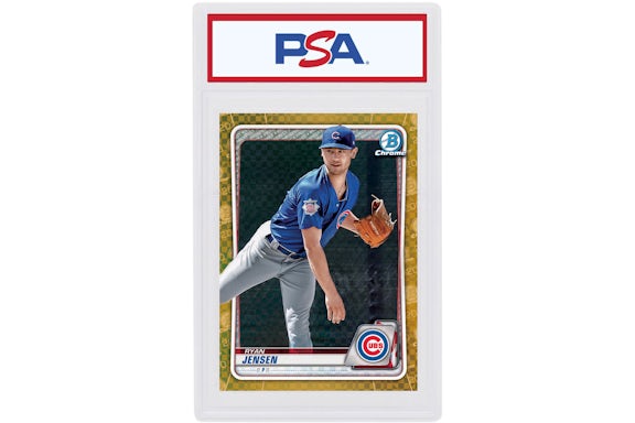 Ryan Jensen 2020 Bowman Chrome X Gold X-Fractor /3 #BCP-231 (PSA or BGS Graded)