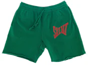 Saint Mxxxxxx Logo Sweat Shorts Green