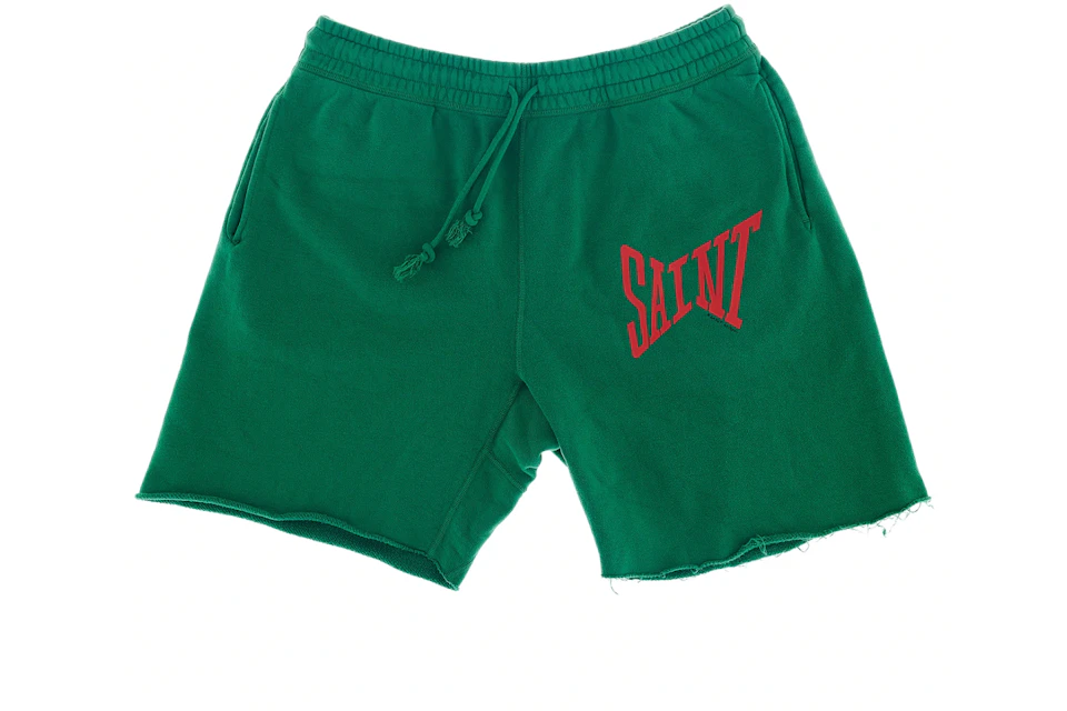 SAINT Mxxxxxx Logo Sweat Shorts Green
