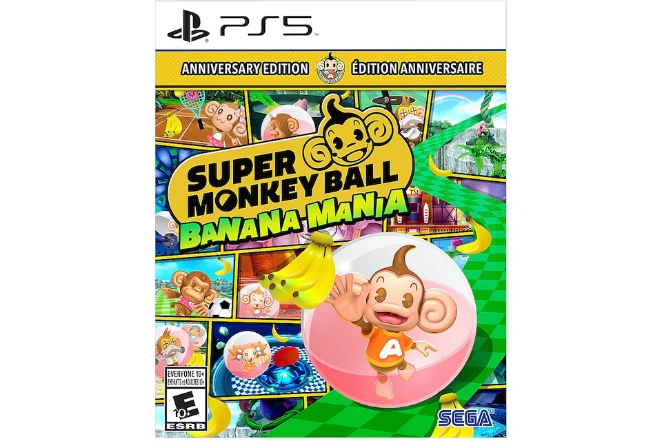 SEGA PS5 Super Monkey Ball Banana Mania Anniversary Edition Video Game