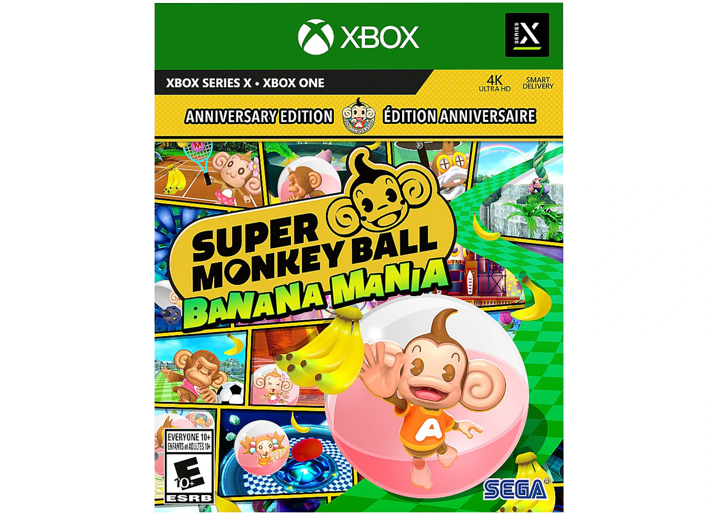Sega Xbox Series X Super Monkey Ball Banana Mania Anniversary Edition Video Game Sega Xbox Series X Super Monkey Ball Banana Mania Anniversary Edition Video Game