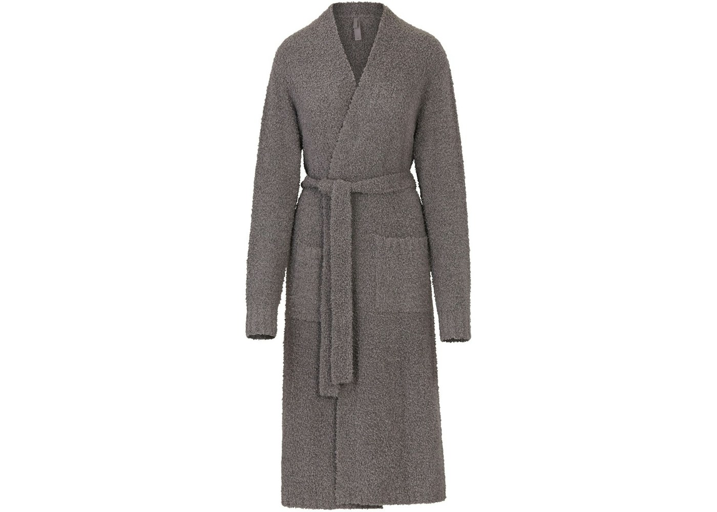 SKIMS Cozy Knit Robe Smoke