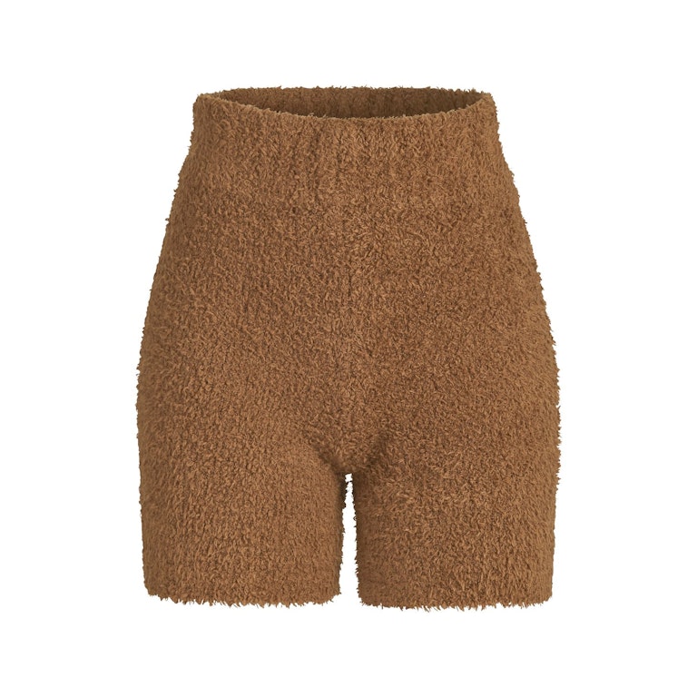 Pre-owned Skims Cozy Knit Short Camel