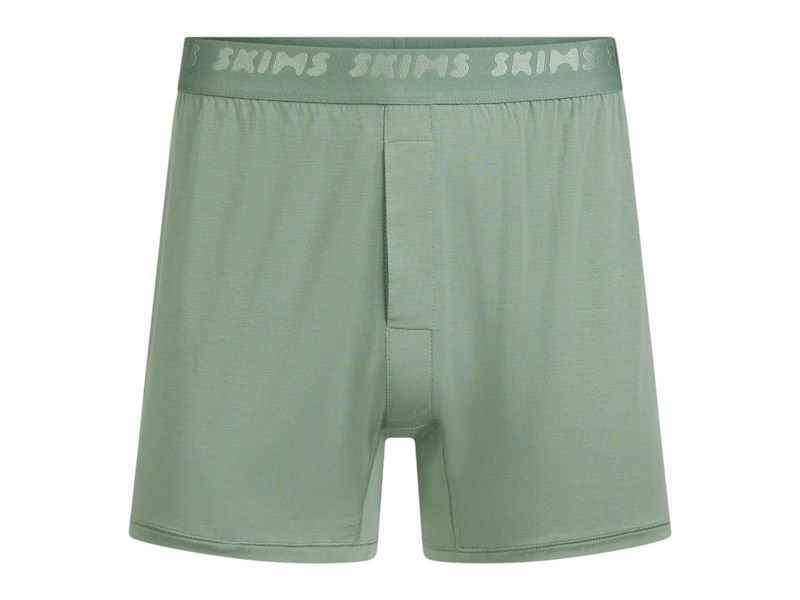 SKIMS Men's Stretch Knit Boxer Laurel