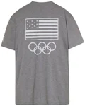 SKIMS Olympic Capsule Jersey T-Shirt Heather Grey