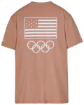 SKIMS Olympic Capsule Jersey T-Shirt Sienna