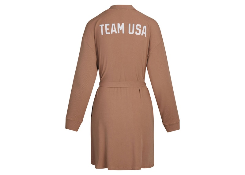 SKIMS Paralympic Capsule Rib Robe Sienna