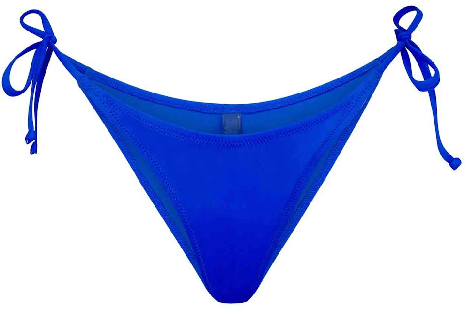 SKIMS Swim Dipped Tie Bottoms Cobalt