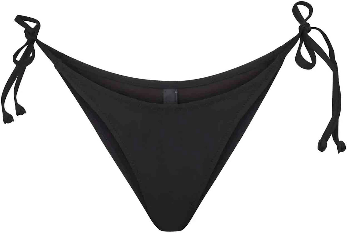 SKIMS Swim Dipped Tie Bottoms Onyx - SS22 - FR