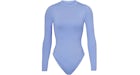 SKIMS Swim Long Sleeve One Piece Periwinkle