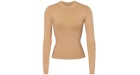 SKIMS Swim Camiseta de Manga Larga Ocre