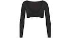 SKIMS Swim Long Sleeve Shrug Onyx