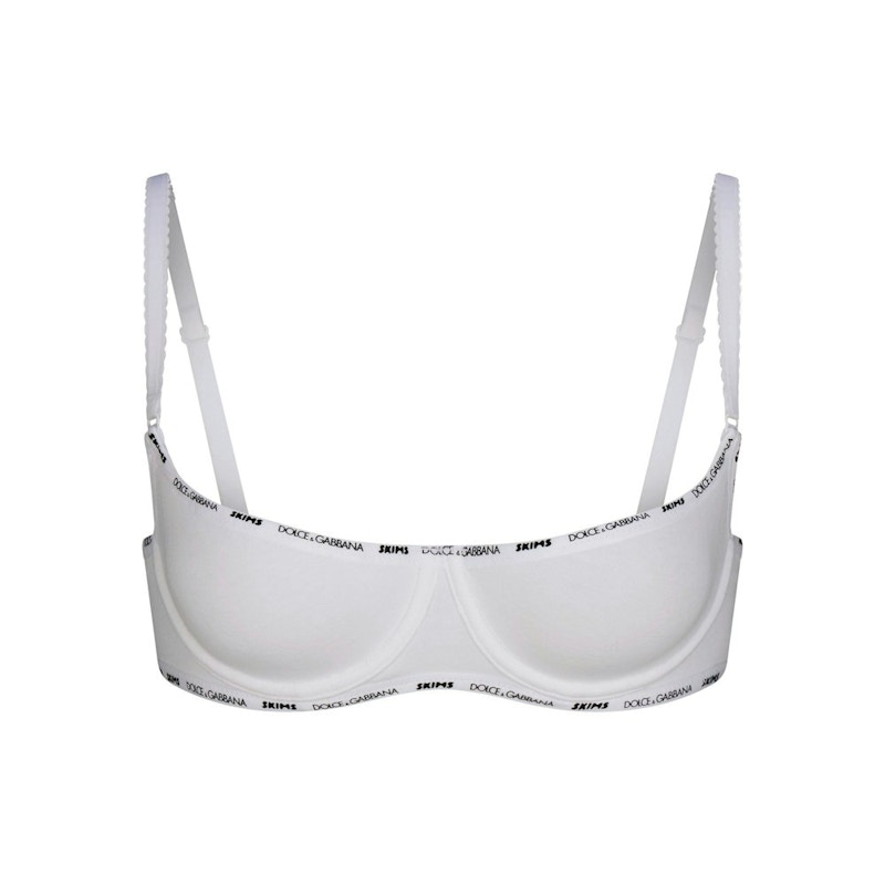 SKIMS x Dolce&Gabbana Cotton Jersey Unlined Balconette Bra