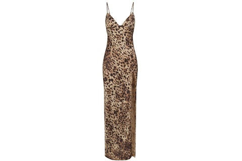 SKIMS x Dolce&Gabbana Silk Long Slip Dress Leopard - FW24 - US SKIMS x Dolce&Gabbana Silk Long Slip Dress Leopard - FW24 - US