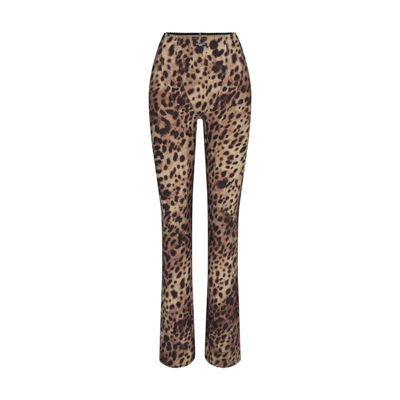 Pre-owned Skims Women's X Dolce&gabbana Body Pant In Leopard