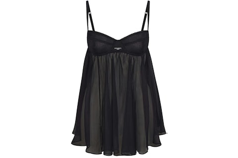 SKIMS x Dolce&Gabbana Skims Romance Babydoll Dress Onyx - FW24 - US SKIMS x Dolce&Gabbana Skims Romance Babydoll Dress Onyx - FW24 - US