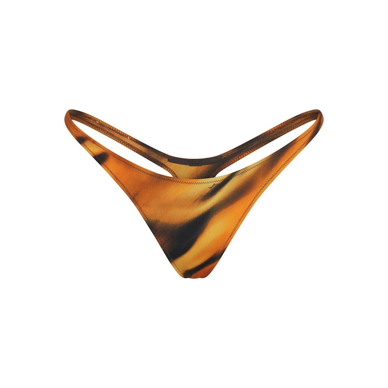 【SKIMS】x Roberto Cavalli タイガー ビキニ上下セット コラボ ROBERTO CAVALLI X SKIMS TRIANGLE BIKINI TOP | TIGER FACE PRINT