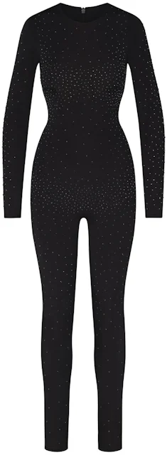 SKIMS, Pants & Jumpsuits, Nt296 Skims Nwot Skims Jelly Sheer Full  Bodysuit Saffron Halter Onesie 3x