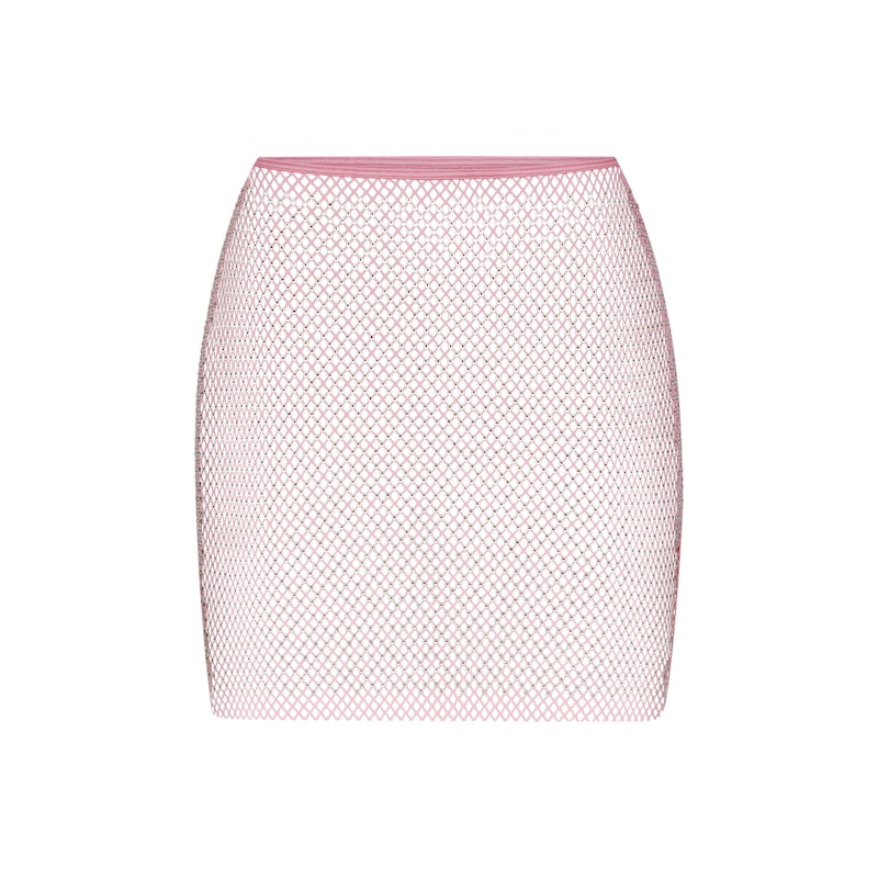 Bubble gum pink mini cheap skirt