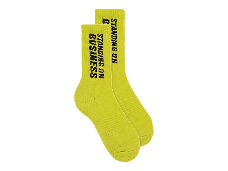 レッグウェア skylrk socks SKYLRK Justin Bieber Coachella 2026 Graphic Socks Yellow - SS26 - JP