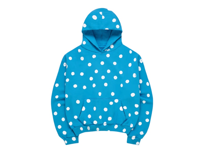 SKYLRK Justin Bieber Coachella 2026 Hoodie Blue Polka Dot - SS26 - ES