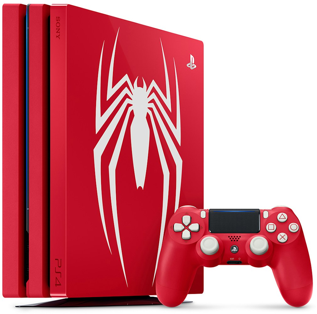 Sony Playstation 4 Pro Marvel S Spider Man Limited Edition 1tb Amazing Red Sony Playstation 4 Pro Marvel S Spider Man Limited Edition 1tb Amazing Red