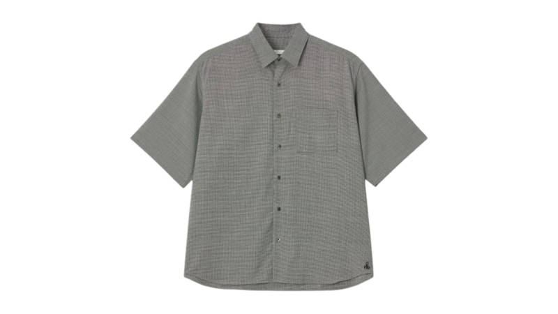 SOPHNET. Plaid Short-Sleeve Shirt Grey