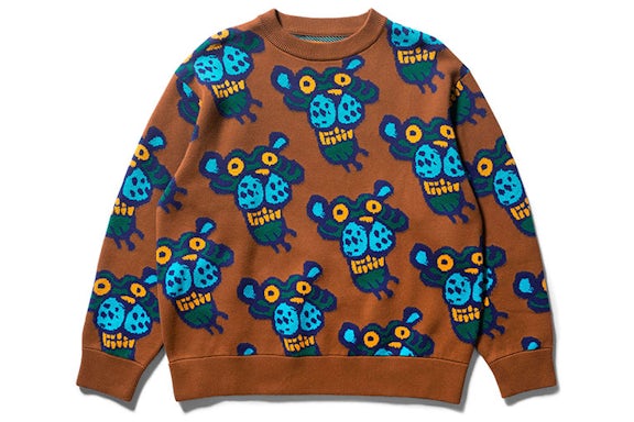 SOULGOODS 1st Anniversary Tiger Knitting Sweater Brown