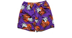 SOULGOODS All Over Tiger Beach Shorts Purple