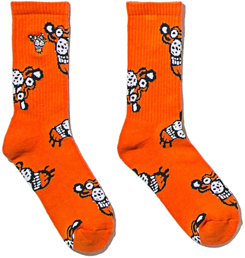 SOULGOODS Full Tiger Allover Socks Orange - US