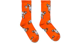 SOULGOODS Full Tiger Allover Socks Orange