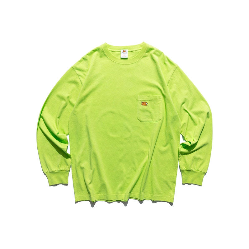 SOULGOODS Mini Logo Pocket L/S T-shirt Green Men's - US