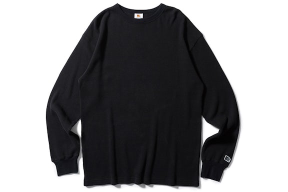 SOULGOODS Waffle L/S T-Shirt Black