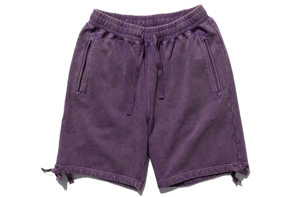 SOULGOODS Washed Knit Shorts Purple